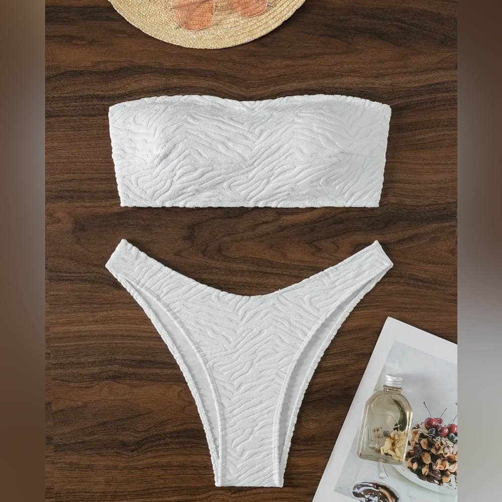 swimsuit white size s